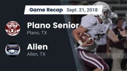Recap: Plano Senior  vs. Allen  2018