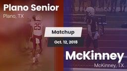 Matchup: Plano Senior High vs. McKinney  2018