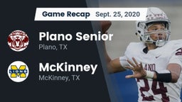 Recap: Plano Senior  vs. McKinney  2020