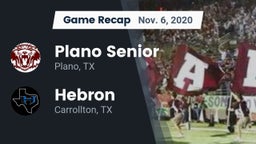 Recap: Plano Senior  vs. Hebron  2020