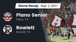 Recap: Plano Senior  vs. Rowlett  2021