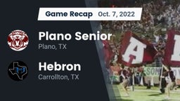 Recap: Plano Senior  vs. Hebron  2022