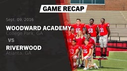 Recap: Woodward Academy vs. Riverwood  2016