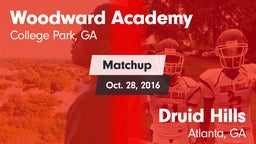 Matchup: Woodward Academy vs. Druid Hills  2016
