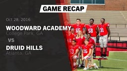 Recap: Woodward Academy vs. Druid Hills  2016