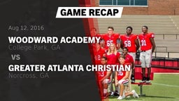 Recap: Woodward Academy vs. Greater Atlanta Christian  2016
