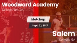 Matchup: Woodward Academy vs. Salem  2017