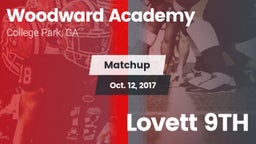 Matchup: Woodward Academy vs. Lovett 9TH 2017