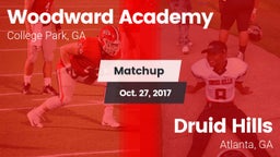 Matchup: Woodward Academy vs. Druid Hills  2017