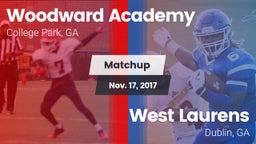 Matchup: Woodward Academy vs. West Laurens  2017