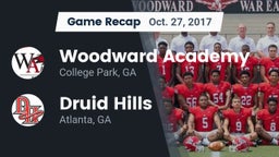 Recap: Woodward Academy vs. Druid Hills  2017