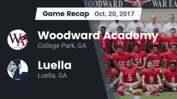 Recap: Woodward Academy vs. Luella  2017