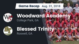Recap: Woodward Academy vs. Blessed Trinity  2018