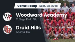 Recap: Woodward Academy vs. Druid Hills  2018