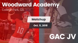 Matchup: Woodward Academy vs. GAC JV 2018