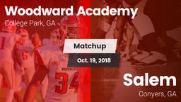 Matchup: Woodward Academy vs. Salem  2018