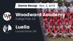 Recap: Woodward Academy vs. Luella  2018