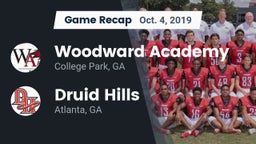 Recap: Woodward Academy vs. Druid Hills  2019