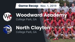 Recap: Woodward Academy vs. North Clayton  2019