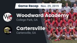 Recap: Woodward Academy vs. Cartersville  2019