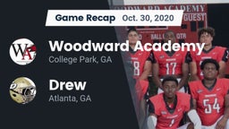 Recap: Woodward Academy vs. Drew  2020