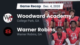 Recap: Woodward Academy vs. Warner Robins   2020