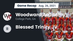 Recap: Woodward Academy vs. Blessed Trinity JV 2021