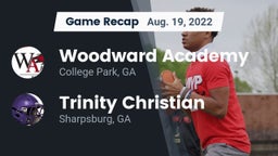 Recap: Woodward Academy vs. Trinity Christian  2022