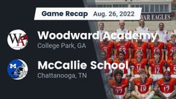 Recap: Woodward Academy vs. McCallie School 2022