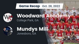 Recap: Woodward Academy vs. Mundys Mill  2022
