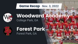 Recap: Woodward Academy vs. Forest Park  2022