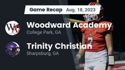 Recap: Woodward Academy vs. Trinity Christian  2023