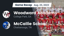Recap: Woodward Academy vs. McCallie School 2023