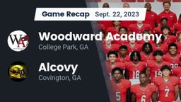 Recap: Woodward Academy vs. Alcovy  2023