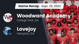 Recap: Woodward Academy vs. Lovejoy  2023