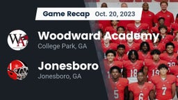 Recap: Woodward Academy vs. Jonesboro  2023