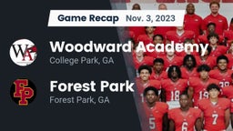 Recap: Woodward Academy vs. Forest Park  2023
