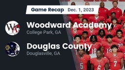 Recap: Woodward Academy vs. Douglas County  2023