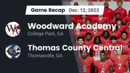 Recap: Woodward Academy vs. Thomas County Central  2023