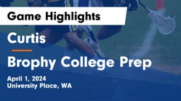 Curtis  vs Brophy College Prep  Game Highlights - April 1, 2024