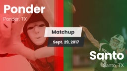 Matchup: Ponder  vs. Santo  2017