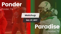 Matchup: Ponder  vs. Paradise  2017