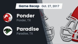 Recap: Ponder  vs. Paradise  2017