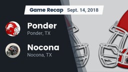Recap: Ponder  vs. Nocona  2018