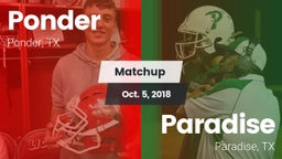 Matchup: Ponder  vs. Paradise  2018