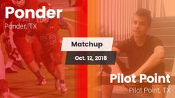 Matchup: Ponder  vs. Pilot Point  2018