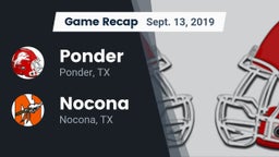 Recap: Ponder  vs. Nocona  2019