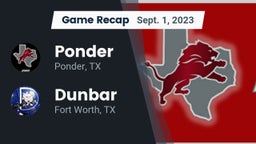 Recap: Ponder  vs. Dunbar  2023