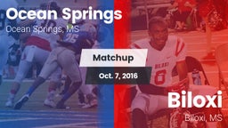 Matchup: Ocean Springs High vs. Biloxi  2016