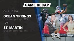 Recap: Ocean Springs  vs. St. Martin  2016